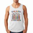 100 Days In The Books Reading Teacher 100th Day Of School Men Tank Top