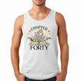 1986 Chapter Forty 40th Birthday Wildflower Book Men Tank Top