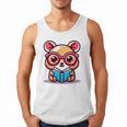 Adorable Book Lover Quokka With Reading Glasses Cute Men Tank Top Adorable Book Lover Quokka With Reading Glasses Cute Men Tank Top