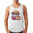 Adorable Book Lover Rattlesnake With Reading Glasses Cute Men Tank Top Adorable Book Lover Rattlesnake With Reading Glasses Cute Men Tank Top