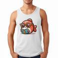 Adorable Book Lover Salmon With Reading Glasses Cute Men Tank Top Adorable Book Lover Salmon With Reading Glasses Cute Men Tank Top