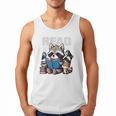 Animals Raccoon Reading Book Librarian Across America Kids Men Tank Top