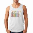 Applied Behavior Analysis Book Wildflower ABA RBT Therapist Premium Tri-Blend Men Tank Top
