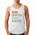 Book Chapter Verse Christian Bible Reformed Theology Men Tank Top Book Chapter Verse Christian Bible Reformed Theology Men Tank Top