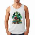 Book Dragon Reading Books Men Tank Top Book Dragon Reading Books Men Tank Top