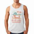 Book Girl Summer Book Reading Retro Sunset Men Tank Top