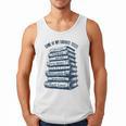 Book Lover Bookish Reader Bibliophile Book Nerd Titles Men Tank Top
