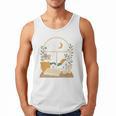 Book Lover Moonlight Reading Scene Night Men Tank Top