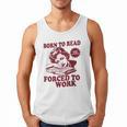 Book Readers Forced To Work Sadness Men Tank Top