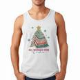 All Booked For Christmas Book Christmas Tree Lights Bookish Men Tank Top