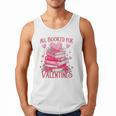 All Booked For Valentine Books Lover Teacher Floral Men Tank Top