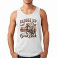 Bookish Retro Western Cowgirl Texas Book Lover Novel Reader Men Tank Top Bookish Retro Western Cowgirl Texas Book Lover Novel Reader Men Tank Top