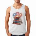 Books Fireworks 4th Of July Bookworm Patriotic Reader Men Tank Top Books Fireworks 4th Of July Bookworm Patriotic Reader Men Tank Top
