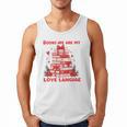 Books Are My Love Language Valentine Book Reading Teacher Men Tank Top