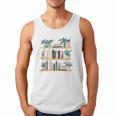 Bookshelves With Books & Plants Premium Men Tank Top