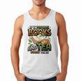 Bookworm If It Involves Books And Tea Lover Reading Premium Tri-Blend Men Tank Top