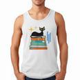 Cat And Books Retro Midcentury Mid Century Aesthetic Men Tank Top Cat And Books Retro Midcentury Mid Century Aesthetic Men Tank Top