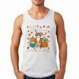 Cat Fall In Love With Reading Book Lover Autumn Men Tank Top