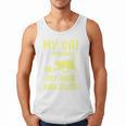My Cat Guards My Mug And Book Humor Cats Premium Tri-Blend Men Tank Top