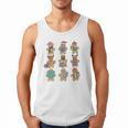 Christmas Library Gingerbread Man Books Lover Bookworm Men Tank Top Christmas Library Gingerbread Man Books Lover Bookworm Men Tank Top