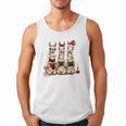 Christmas Three Llamas Reading Reading Books Llama Lover Men Tank Top Christmas Three Llamas Reading Reading Books Llama Lover Men Tank Top