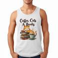 Coffee Cats And Books Lover For Women & Girls Coffee Men Tank Top Coffee Cats And Books Lover For Women & Girls Coffee Men Tank Top