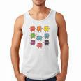 Color Our World Book Lover Reading Bookworm Reader Men Tank Top