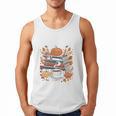 Cozy Autumn Books Fully Booked For Fall Books Pumpkin Men Tank Top