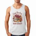 Cozy Readers Book Society Fall Autumn Floral Pumpkin Season Men Tank Top