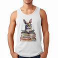 Cute Reading Bunny With Glasses Books Bookworm Reader Book Premium Tri-Blend Men Tank Top Cute Reading Bunny With Glasses Books Bookworm Reader Book Premium Tri-Blend Men Tank Top