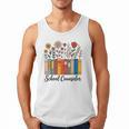 Cute Wildflower Book School Counseling Life School Counselor Men Tank Top Cute Wildflower Book School Counseling Life School Counselor Men Tank Top
