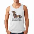 Dachshund Dog Dachshund Decor Books Nerds Dachshund Men Tank Top