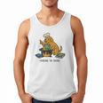 Dog Cooking The Books Men Tank Top