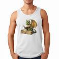 Dragon Bookworm Reading Book Graphic Men Tank Top