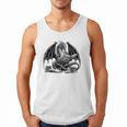 Dragon Reading Book Bookworm Books Dragon Learning Men Tank Top