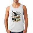 Fantasy Drama Tragedy Cat Book Lover Reading Humor Men Tank Top