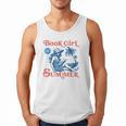 Girl Reading Book Summer Beach Vacation For Book Lover Men Tank Top