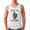 Halloween Skeleton Pun Book Lover Library Joke Men Tank Top Halloween Skeleton Pun Book Lover Library Joke Men Tank Top