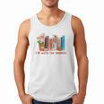 I'm With The Banned Books – Book Lover Librarian Reading Men Tank Top