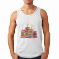 I'm Fine Reading Books Reader Book Lover Librarian Men Tank Top