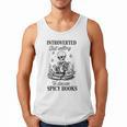Introvert Read Spicy Books Lover Bookworm Skeleton Reading Men Tank Top Introvert Read Spicy Books Lover Bookworm Skeleton Reading Men Tank Top