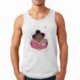 Just A Girl Who Loves Books Cute African American Afro Men Tank Top
