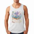 Just a Girl Who Loves Dragons & Books Reader Fantasy Fun Premium Tri-Blend Men Tank Top