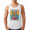 Love Reading And Giraffes Cute Giraffe Reading Book Lovers Men Tank Top Love Reading And Giraffes Cute Giraffe Reading Book Lovers Men Tank Top