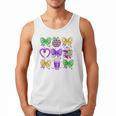 Mardi Gras Teacher Coquette Bow Pencil Apple Book Women Girl Men Tank Top
