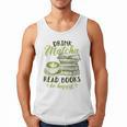 Matcha Green Tea Latte Drink Matcha Read Books Be Happy Men Tank Top