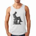 Men Pixel Art Geometric Book Human Drawing Graphic Men Men Tank Top
