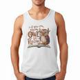 If You Need Me Owl Be Reading Book Lover Students Men Tank Top