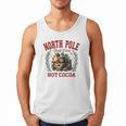 North Pole Book Club Hot Cocoa Bookworm Christmas Xmas Men Tank Top