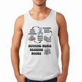 Nothing Beats Reading Rock Paper Scissors Reader Book Lover Men Tank Top